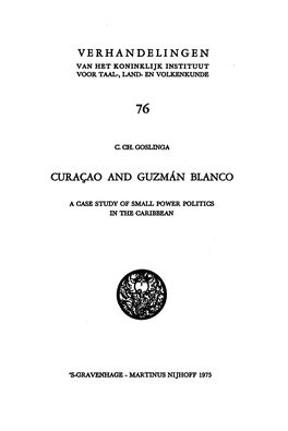 Verhandelingen Curaçao and Guzmán Blanco