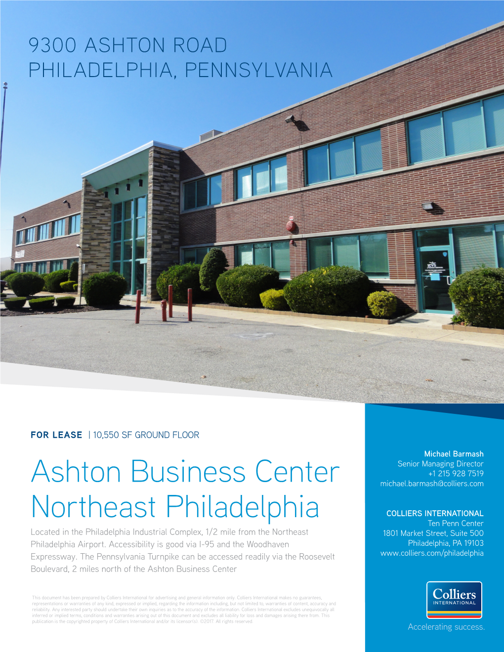 Ashton Business Center Northeast Philadelphia