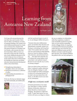 Learning from Aotearoa New Zealand