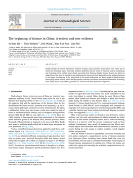 The Beginning of Faience in China a Review and New Evidence