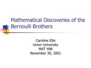 The Bernoulli Family