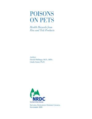 Poisons on Pets: Health Hazards from Flea and Tick Products (Pdf)