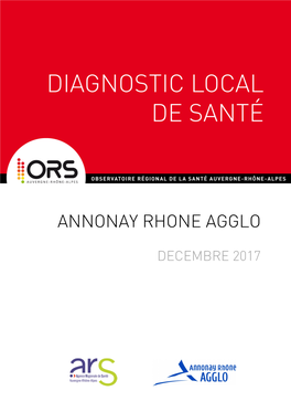 Diagnostic Local De Santé. Annonay Rhône Agglo