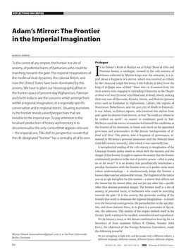 The Frontier in the Imperial Imagination
