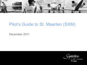 Pilot's Guide to St. Maarten