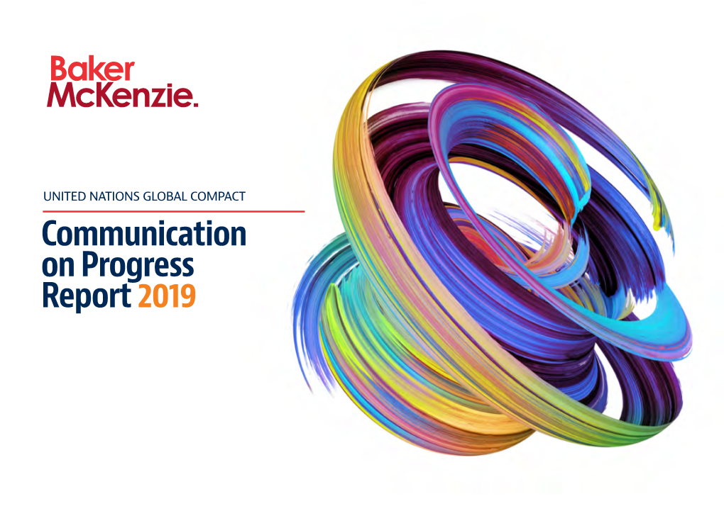 Communication on Progress Report 2019