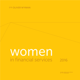 Women in Financial Services 2016 CONTENTS