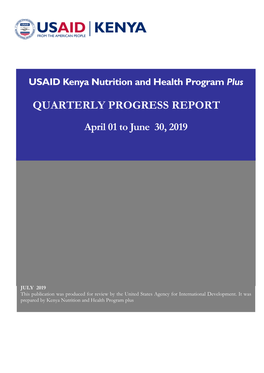 USAID Kenya Nutrition and Health Program Plus