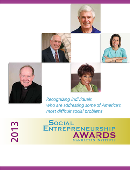 2013 Awards Event Program