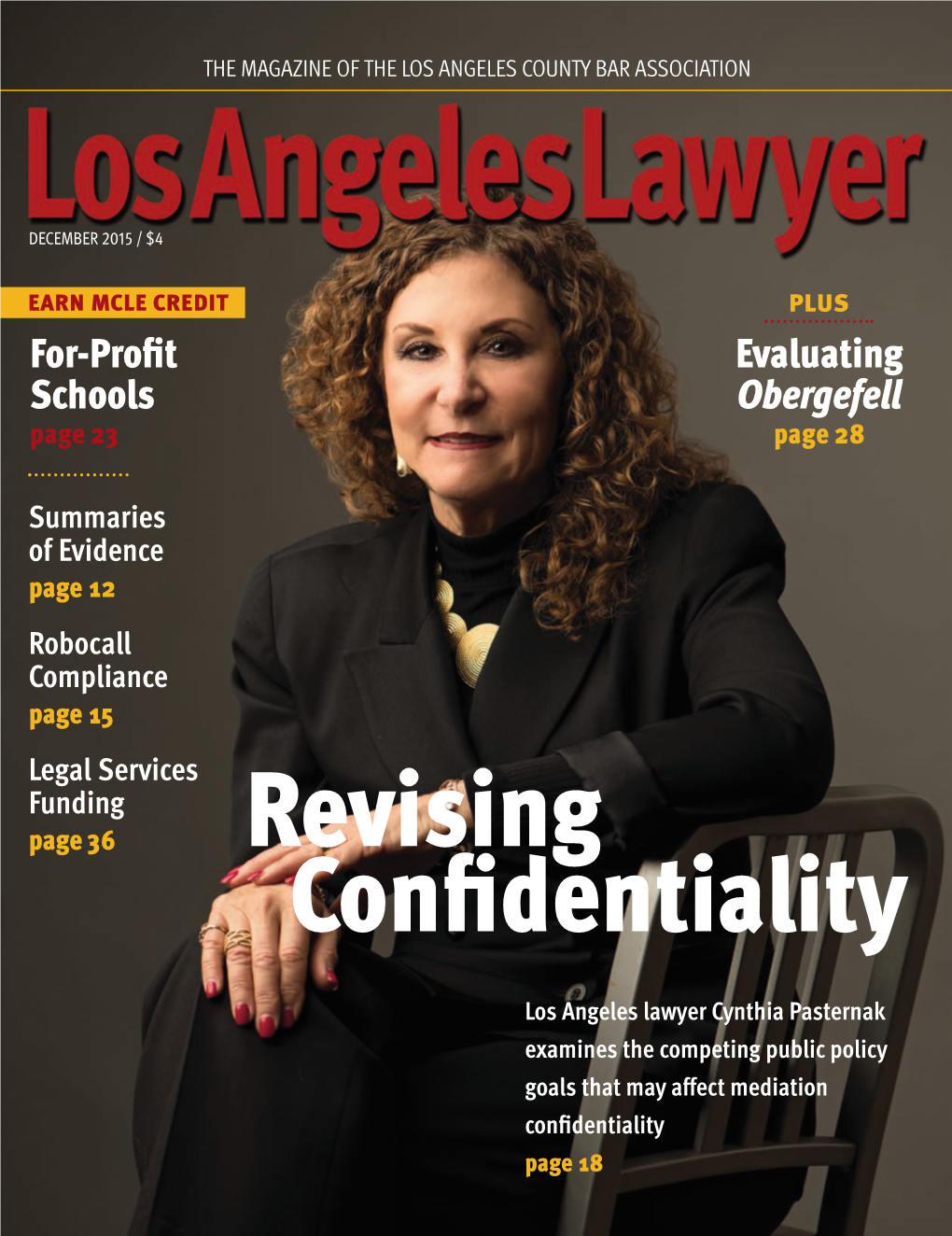 Los Angeles Lawyer December 2015