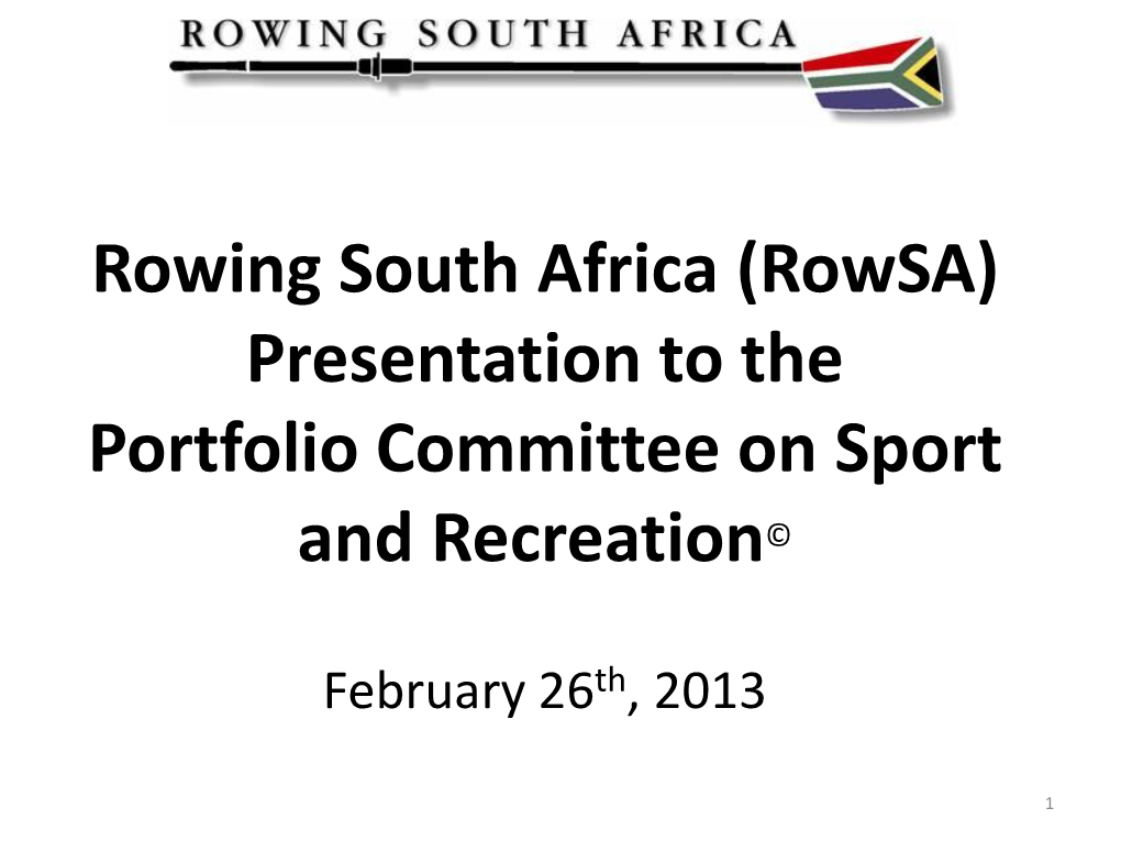 Rowsa INDOOR ROWING