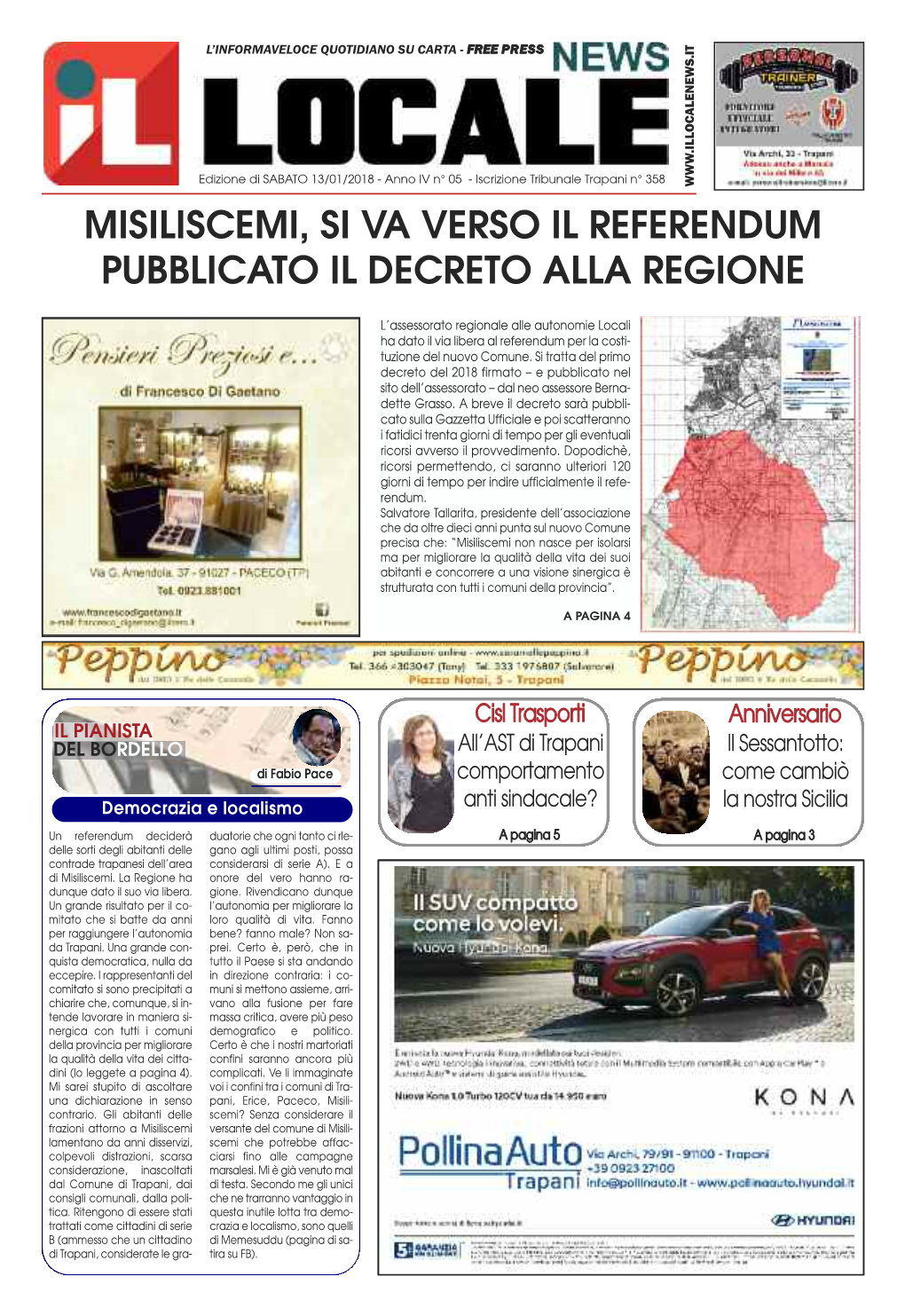 Misiliscemi, Si Va Verso Il Referendum