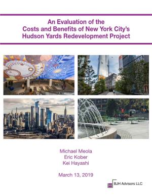 An Evaluation of the Costs and Benefits of New York City's Hudson Yards Redevelopment Project