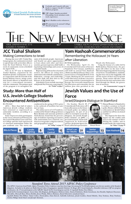 THE NEW JEWISH VOICE April 2015