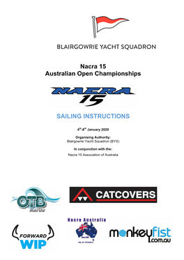 Nacra 15 Australian Open Championships