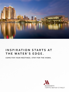 Inspiration Starts at the Water's Edge