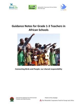 1-3 Teachers in African Schools