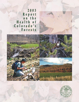 2003 Report on the Health of Colorado's Forests