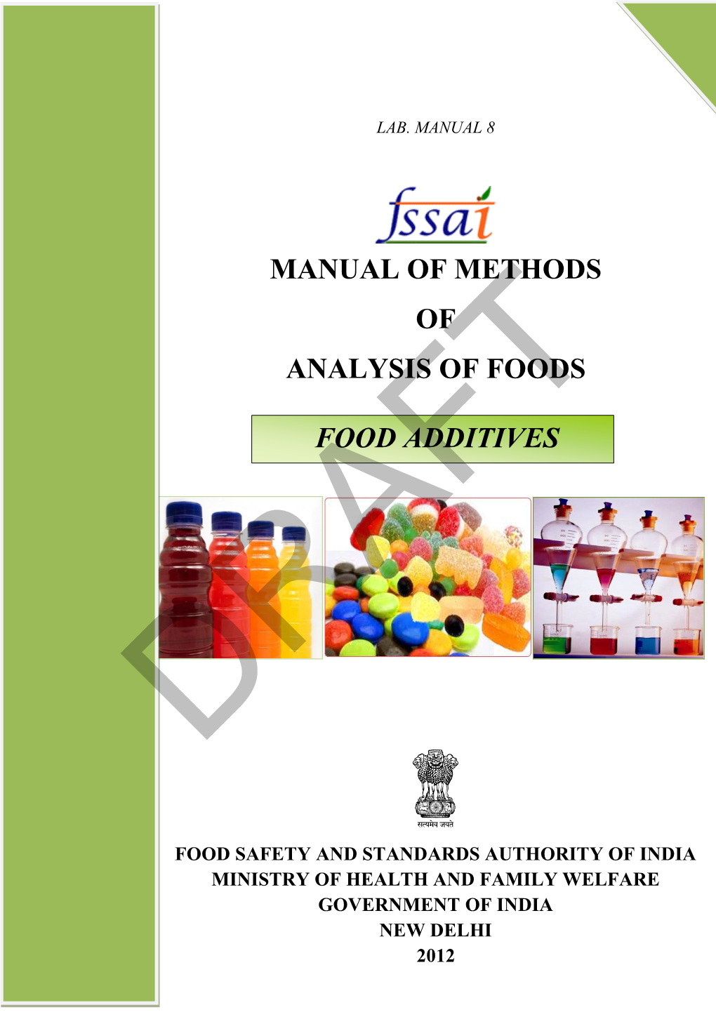 Analysis for Food Additives