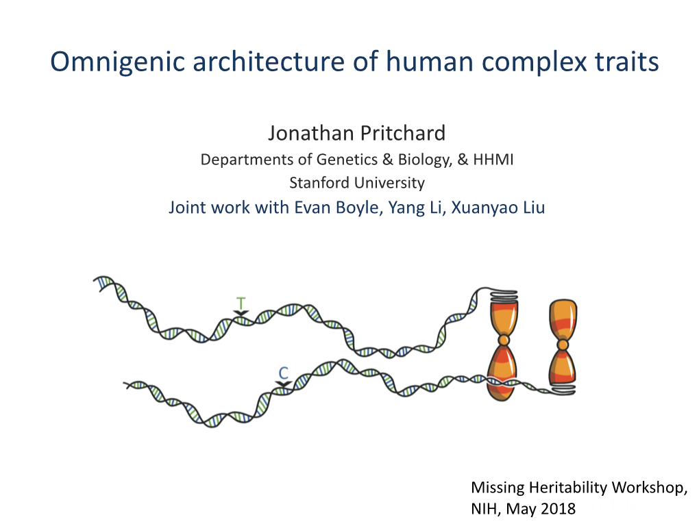 8. Pritchardj.Omnigenic Architecture of Human Complex Traits.05012018