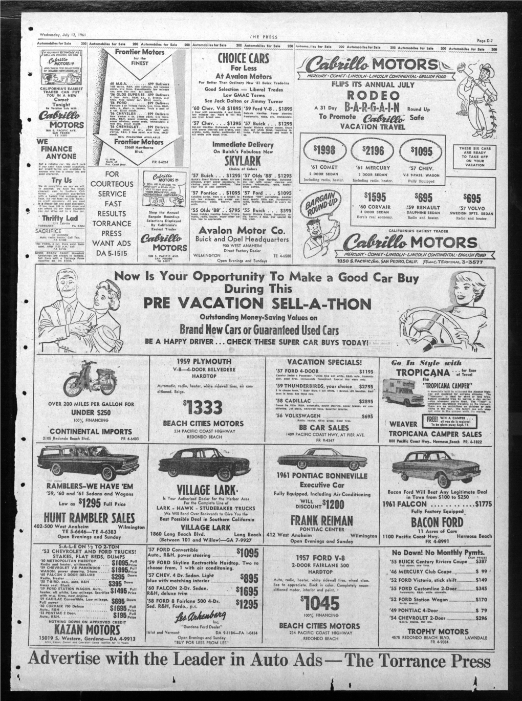 Motors for the FINEST CHOKE (ADS for Less MOTORSK at Avalon Motors 3 MCQCU&Y COM6T* Lfncoln- LINCOLN Cqntfncntal - ENGLISH F=Ort> 60 M.G.A