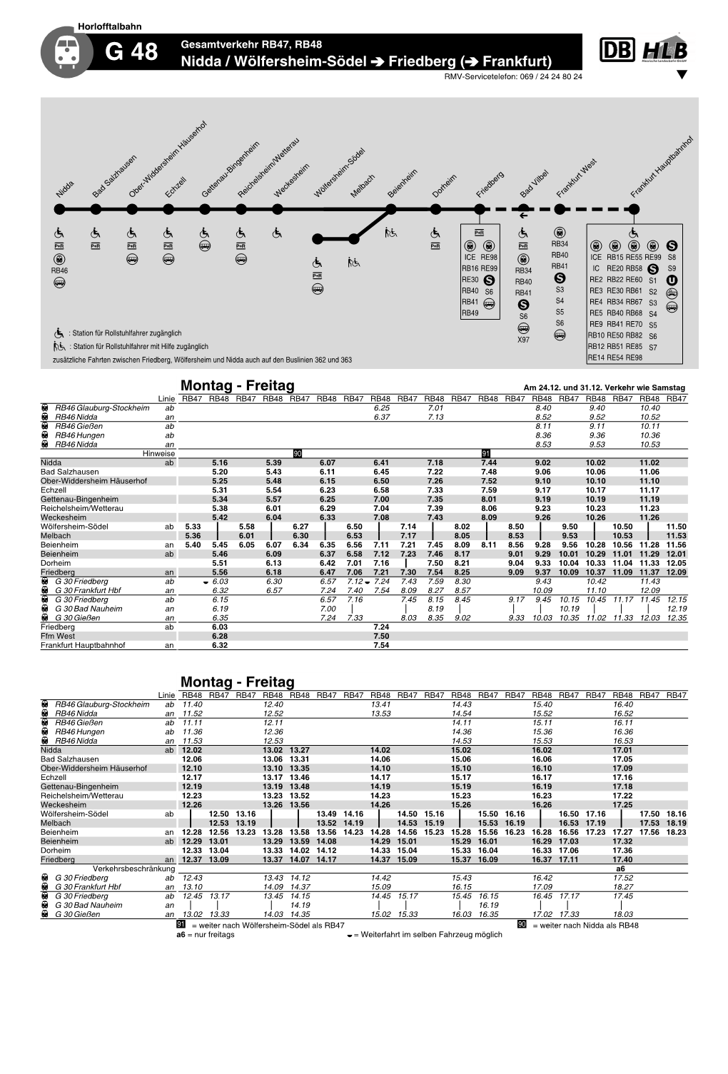 G 48 Gesamtverkehr RB47, RB48