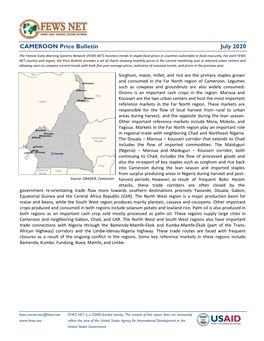 CAMEROON Price Bulletin July 2020