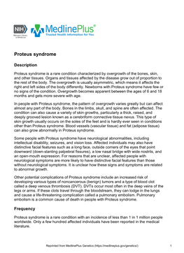 Proteus Syndrome