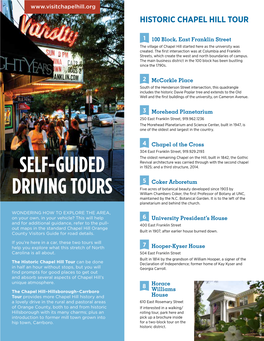 Self-Guided Driving Tours