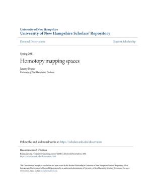 Homotopy Mapping Spaces Jeremy Brazas University of New Hampshire, Durham