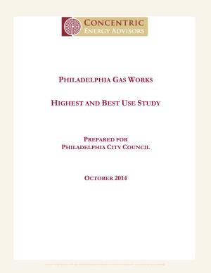 Philadelphia Gas Works Highest and Best Use Study