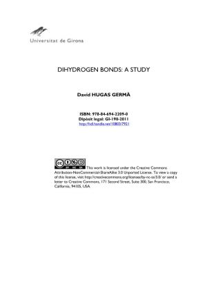 Dihydrogen Bonds: a Study