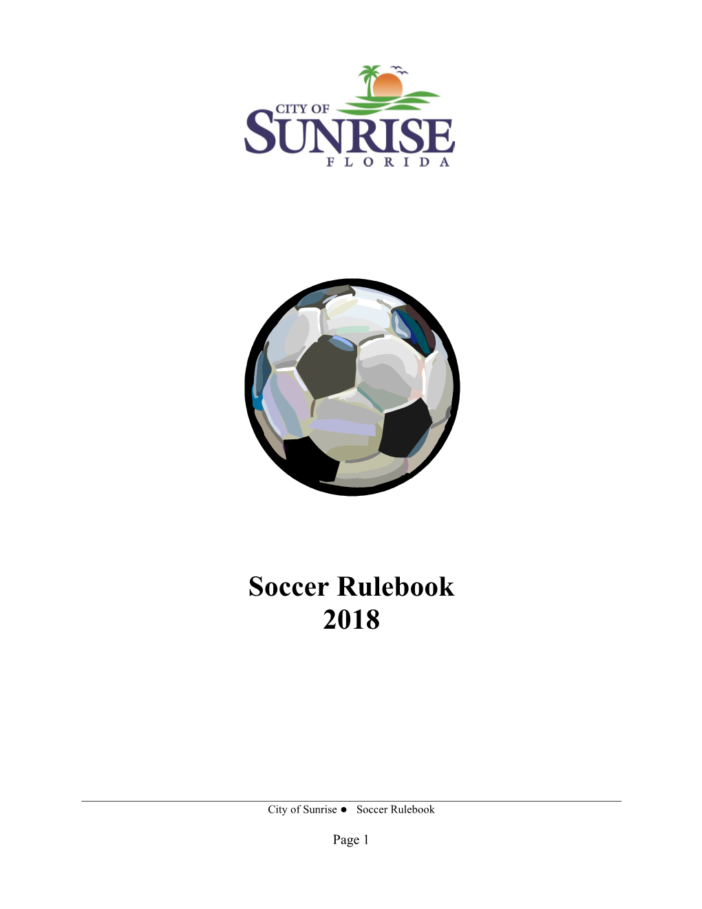 Soccer Rulebook 2018