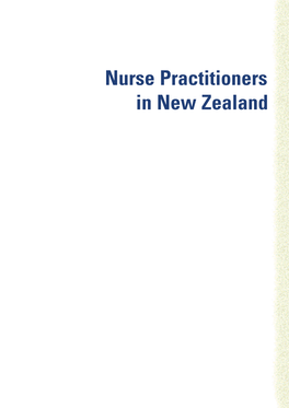 Nurse Practitioners in New Zealand