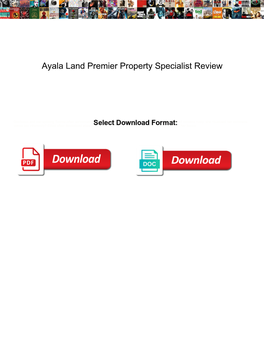 Ayala Land Premier Property Specialist Review