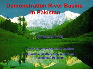 Demonstration River Basins in Pakistan