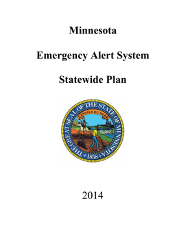 Minnesota Emergency Alert System Statewide Plan 2014