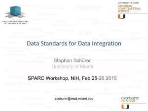 Data Standards for Data Integration