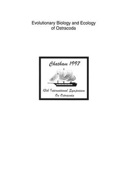 Evolutionary Biology and Ecology of Ostracoda