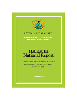 Habitat III National Report