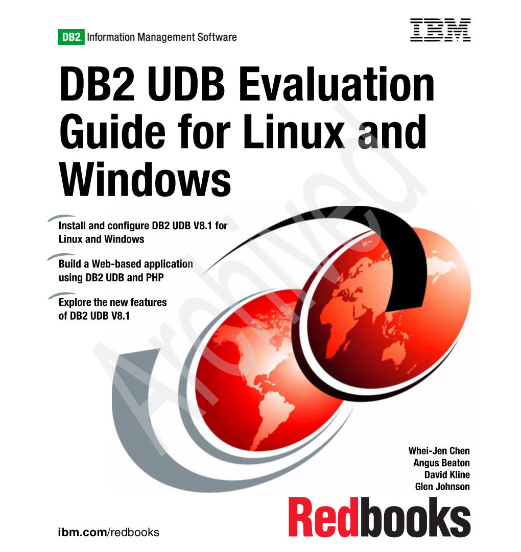 DB2 UDB Evaluation Guide for Linux and Windows