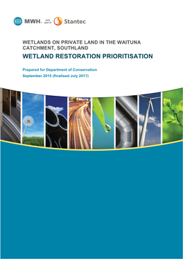 Wetlands on Private Land in the Waituna Catchment, Southland