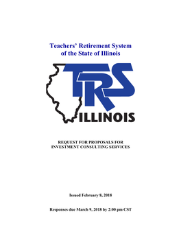 Teachers' Retirement System of the State of Illinois (TRS Or the System) in 1939