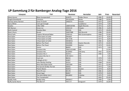 LP-Sammlung 2 Für Bamberger Analog-Tage 2016
