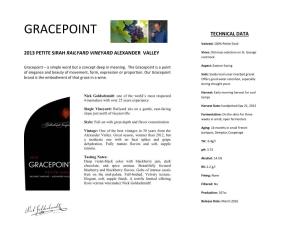 Gracepoint Technical Data