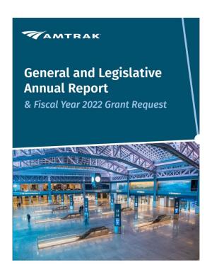 Amtrak General and Legislative Annual Report & FY2022 Grant Request