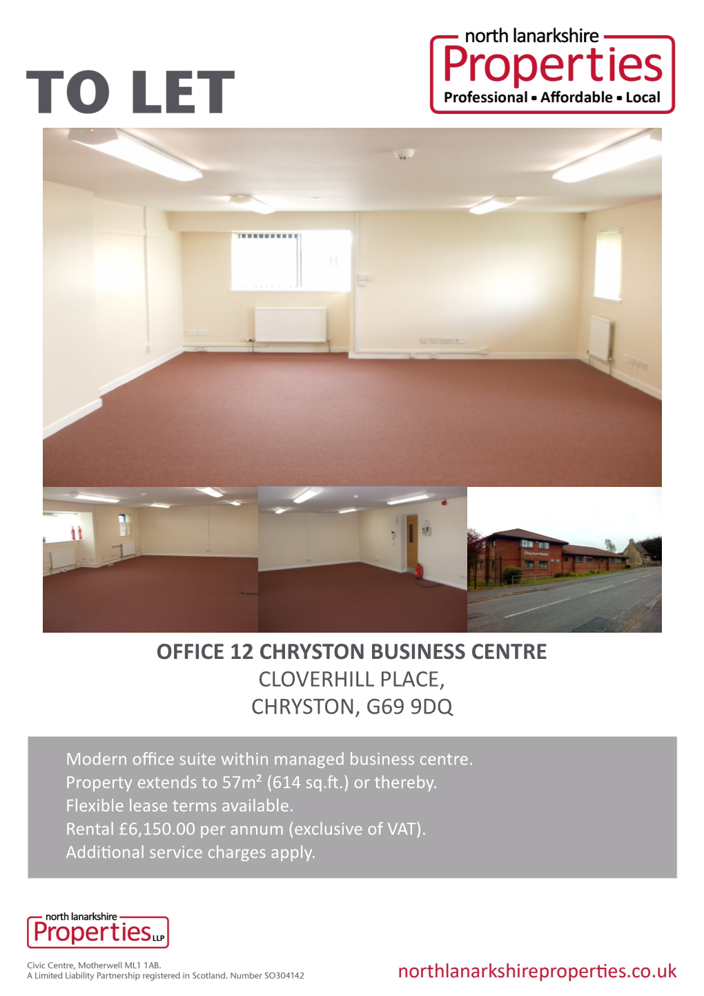 Office 12 Chryston Business Centre Cloverhill Place, Chryston, G69 9Dq