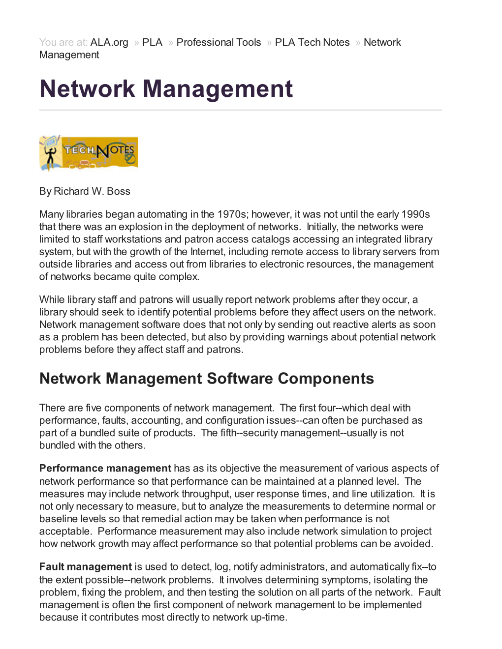 Network Management Network Management