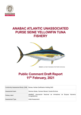 Anabac Atlantic Unassociated Purse Seine Yellowfin Tuna Fishery