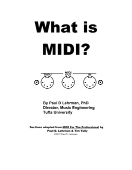 What Is MIDI?